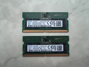 2 x Samsung 8GB Pamięć RAM DDR5 5600MHz SODIMM do laptopa