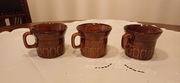 Kubeczeki do kawy ceramiczne lata 80' 3szt.