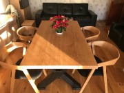 Stół Dębowy "XVOLIO"do salonu jadalni 150x90 Lite Dębowe drewno 