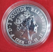 Srebrna Moneta Britannia 1 oz 1 uncja Kapsel W-wa
