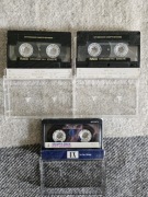 Kasety magnetofonowe super chrom 3 sztuki.