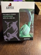 Słuchawki ARTIX, model GTS, to składane słuchawki stereofoniczne z wbudowa