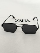 Okulary przeciwsłoneczne męskie z metalową ramką Modern Style ~ Zara
