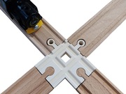 Skrzyżowania (3 szt) do rozbudowy drewnianych torów kolejki Ikea, Brio i.in