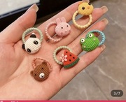 Gumki do włosów, ozdobne