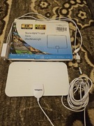 Antena TV  full HD 1080 4K ze wzmacniaczem 25DB DVB-T2 FM DAB ISDB ATNC