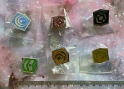 Star Wars Unlimited zestaw 6 przypinek metalowych z aspektami