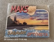 Magnes na lodówkę  (23) MAKS Kołobrzeg Świnoujście Morze Bałtyk.