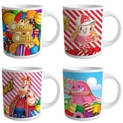 CANDY CRUSH / ZESTAW 4 OFICJALNYCH KUBKÓW / 2014 / KING