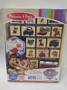 Psi Patrol, Zestaw drewnianych pieczątek, 25 elementów