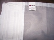 Firana klasyczna woal na taśmie biała 140 x 245