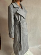 Szary płaszcz Bodyflirt nowy rozmiar 40 elegancki długi pasek