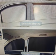 4 szt. Magnetyczne Osłony Samochodowe Dwustronne Zasłony Blokujące Światło 