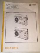 Instrukcja serwisowa UNITRA ELTRA TOLA R615