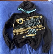 Your Turn Bluza z kapturem Vintege United 88 hoodie M gruba ciepła 2000