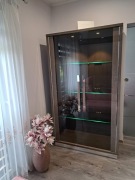 Modum Agata Meble Italy Witryna Led Platinum cena