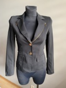 Escada czarna marynarka żakiet damski klasyk S XS 34 36