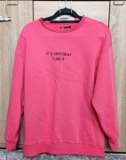 Różowa Bluza z napisem It's different I like It- Zara r. L