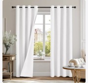 2 Zasłony 140x175cm. Całkowicie Zaciemniające Na Przelotkach