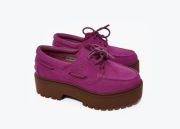 Buty Mokasyny Platforma Zamszowe Różowe Timberland |R. 36