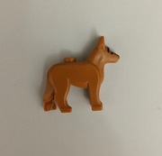 LEGO Pies owczarek wilczur 92586pb01 4614195 Medium Nougat