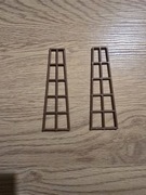 Lego element x2 Boat, Mast Rigging Short 16 x 5