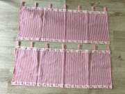 Zazdroski paski róż 100% bawełna zestaw 2szt