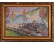 Jerzy Kossak Bitwa pod Somosierrą z 1930 roku.