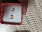 Piękne złote kolczyki próba 585