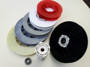 Koło nawojowe + obsadka + łożysko , do rolety zewnętrznej 137mm