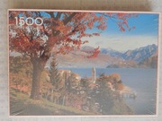 Puzzle 1500 Włochy. Jezioro Como