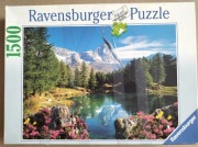 Puzzle Ravensburger 1500 el. z górskim krajobrazem - 1 brak