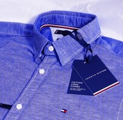 Koszula Tommy Hilfiger S/M niebieska denim raw diesel wrangler levis