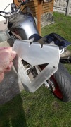 Uchwyt rejestracji z nierdzewki motocykl