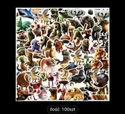 Naklejki brainrot 100 szt