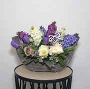 KOMPOZYCJA NAGROBNA STROIK NA POMNIK CMENTARZ GRÓB