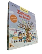 Zabawy na śniegu książka ruchome elementy