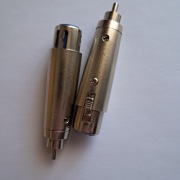 Adapter/przejściówka XLR 3 pin żeński na RCA szt 1