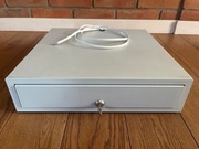 Szuflada Kasowa SKV Metalowa Duża Zamykana na Klucz Jasnoszara