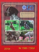 Znaczki fauna:1580: psy, zwierzęta- Liberia 2010r **