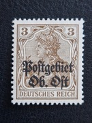 ON 18 c ** Postgebiet Ob. Ost gwar. - 1916r.