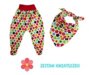 WOW EKO KWIATUSZEK PÓŁŚPIOCHY +  CHUSTECZKA 80