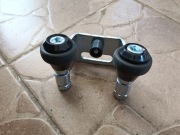 Uchwyt górny do bramy przesuwnej ROLKI 40MM GUMOWE OCYNK