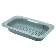Durszlak na zlew cedzak rozsuwany plastikowy Altom Design szałwiowy 34 cm