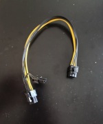 Adapter zasilania PCI-E 6pin na 6+2pin