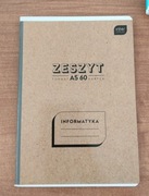 Zeszyt tematyczny do informatyki 60 kartek w kratkę 