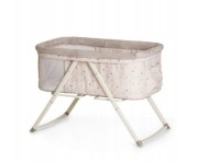 Łóżeczko turystyczne Hauck Dreamer Multi Dots SAND – kompaktowe