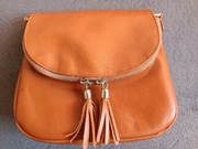 Torebka listonoszka 23x19x7 cm RUDA