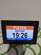 Zegar budzik kalendarz ramka na zdjęcia elektroniczne budzik 