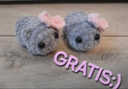 Maskotka pluszak Sad hamster Smutny chomik chomiczek tik tok GRATIS handmad